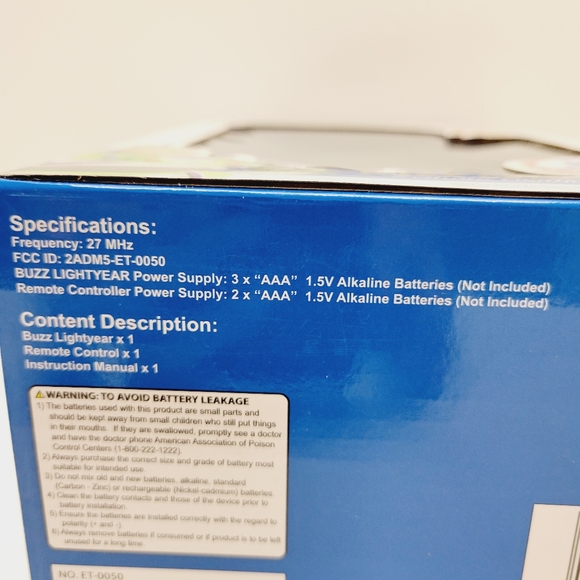 BUZZ LIGHTYEAR Toy Story 4 Remote Control Figure New in Box - Picture 7 of 13